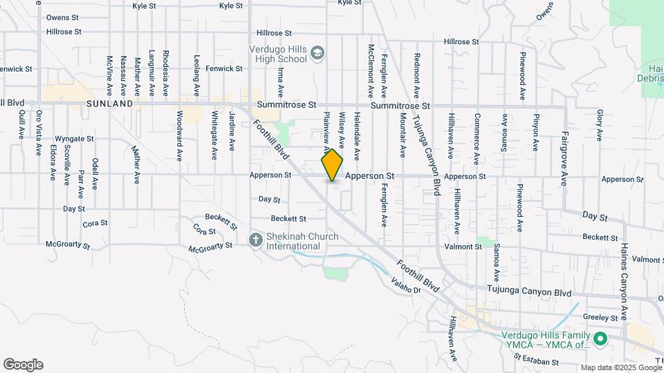 10260 Plainview Ave Mapa y Detalles de la Ubicación