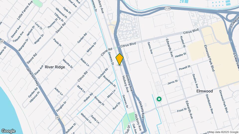 1528 Hickory Ave Map and Location Details