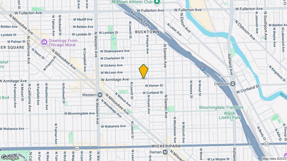 2115 W Armitage Ave Map and Location Details