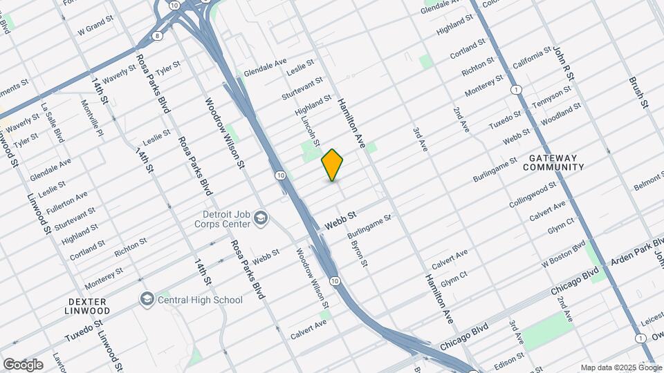 343 Elmhurst St Map and Location Details