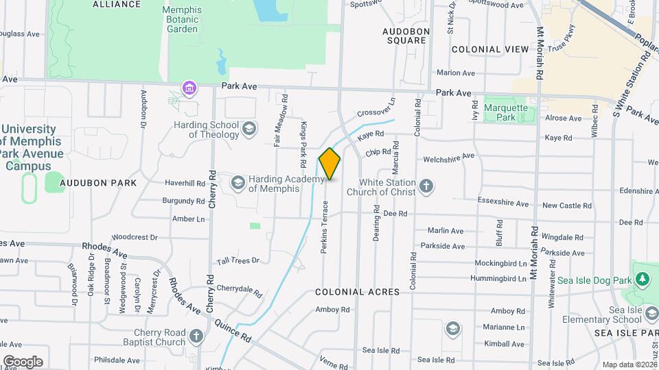 1086 Perkins Terrace Map and Location Details