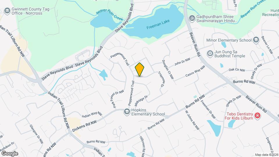 1076 Traymore Dr Map and Location Details