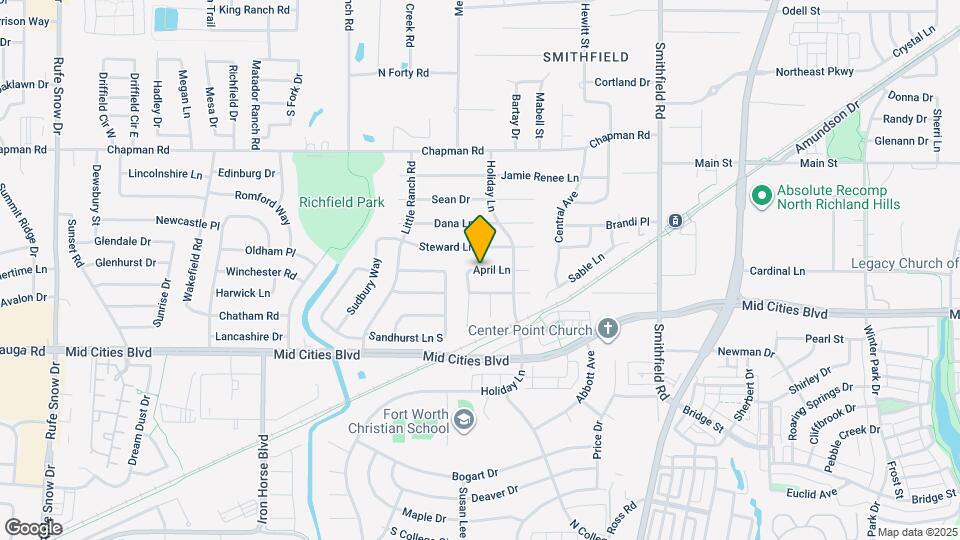 7523 April Ln Map and Location Details