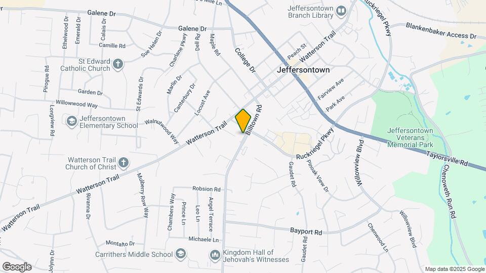 3804 Billtown Rd Map and Location Details