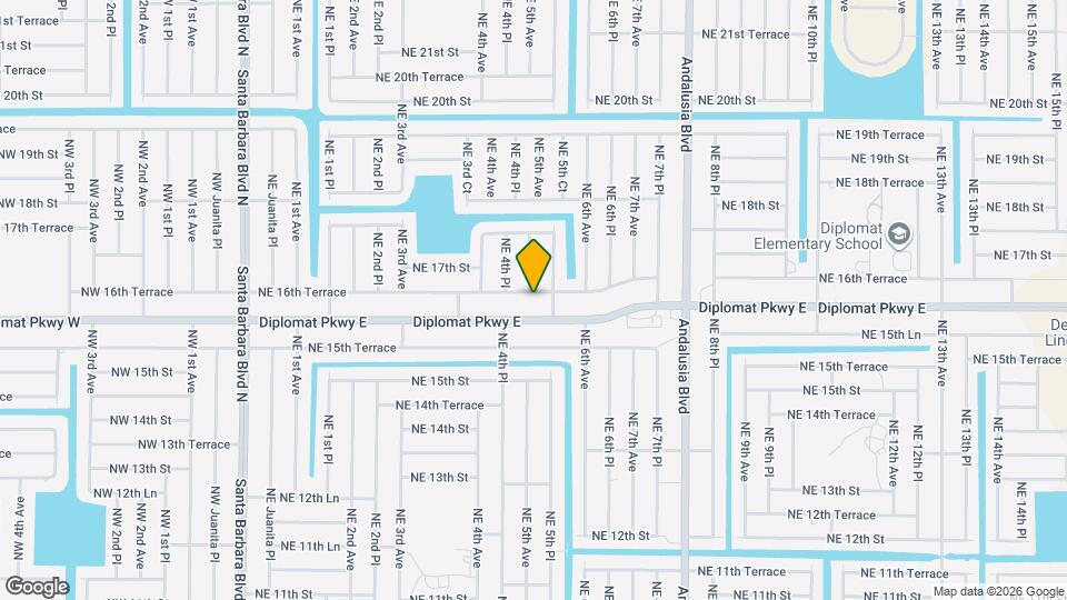 500 NE 16th Terrace Map and Location Details