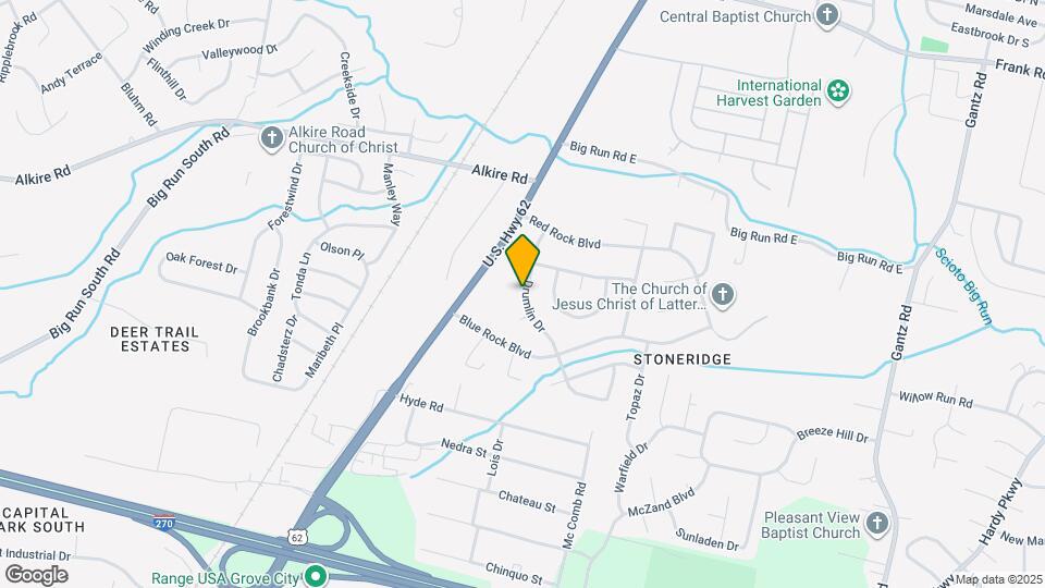 2117 Drumlin Dr Map and Location Details