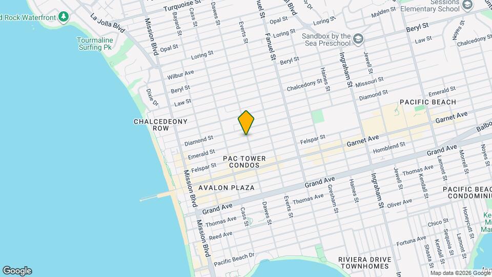 4660 Dawes St Map and Location Details