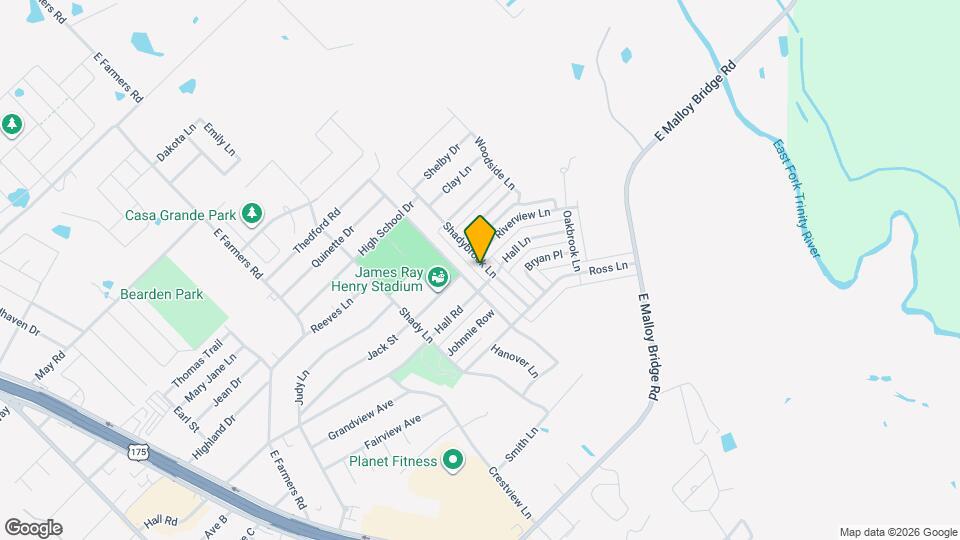 805 Shadybrook Ln Map and Location Details