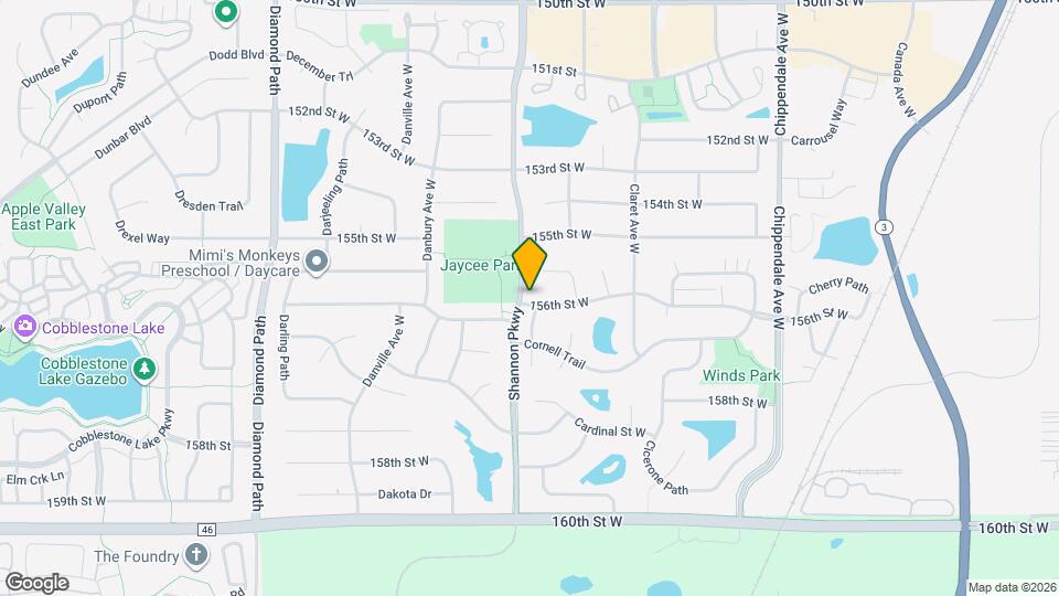 3967 156th St W Mapa y Detalles de la Ubicación
