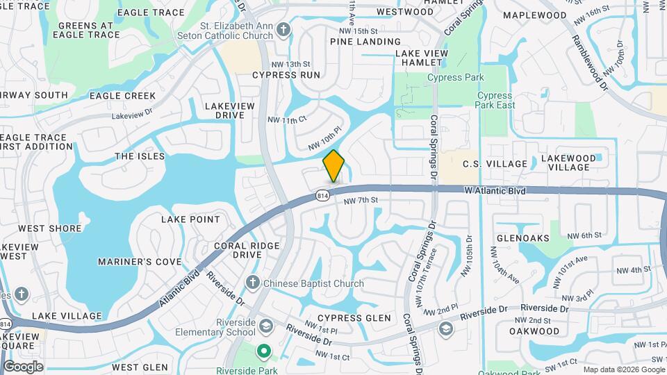 11205 W Atlantic Blvd, Unit 305 Map and Location Details