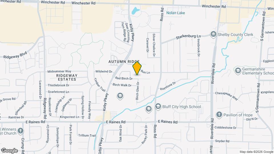 6614 Red Birch Dr Map and Location Details