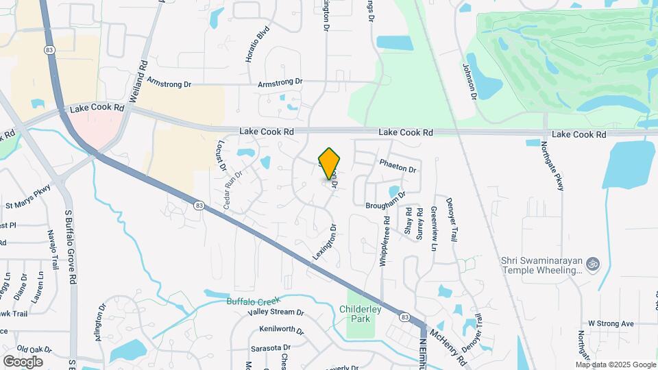 1054 Driftwood Ct Map and Location Details