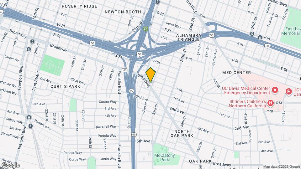 3129 Broadway Map and Location Details