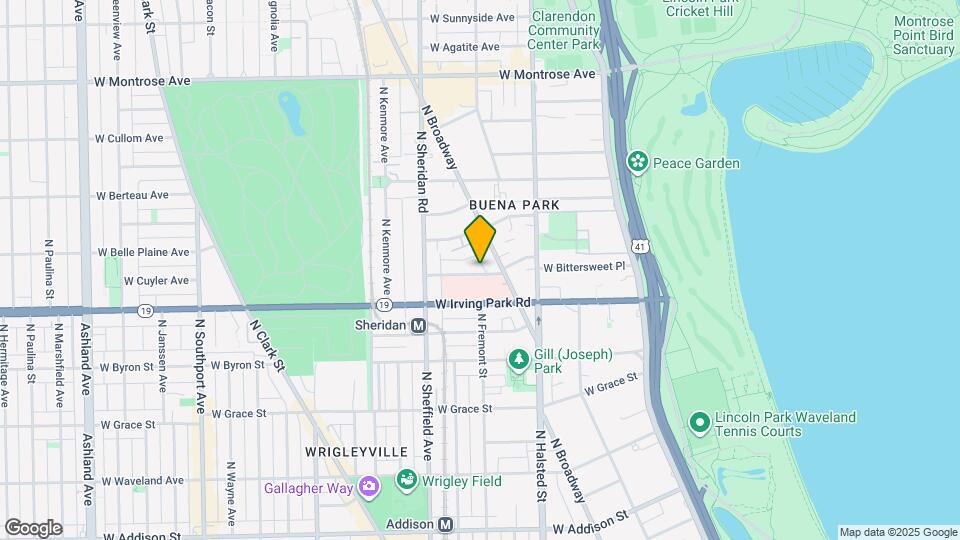 930 W Cuyler Ave, Unit 3 Mapa y Detalles de la Ubicación