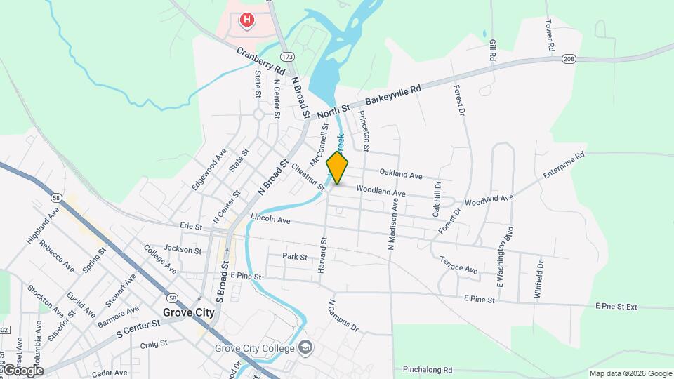 304 Woodland Ave Mapa y Detalles de la Ubicación