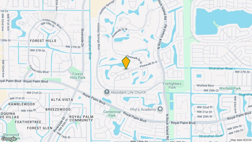 7712 Highlands Cir Map and Location Details