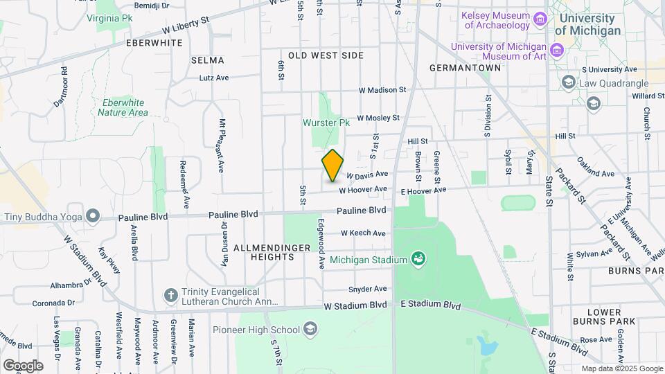 512 W Hoover Ave Map and Location Details