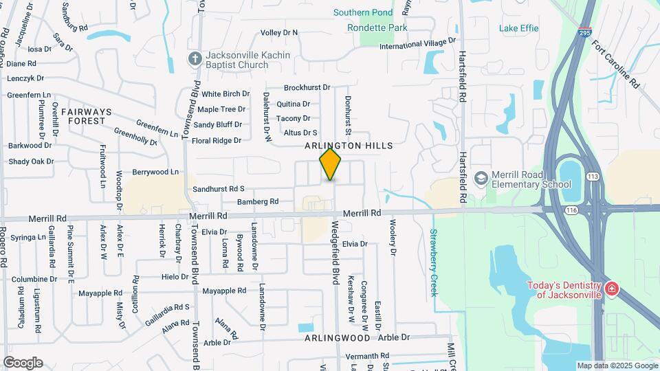 2850 Wedgefield Blvd Map and Location Details