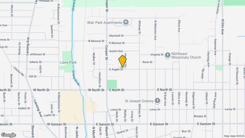 308 E Argyle St Map and Location Details