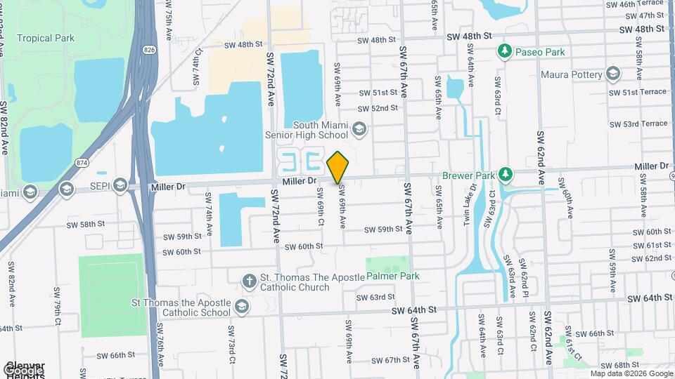 5626 SW 69th Ave Map and Location Details