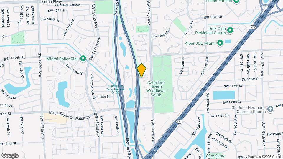 11741 SW 115th Terrace Map and Location Details