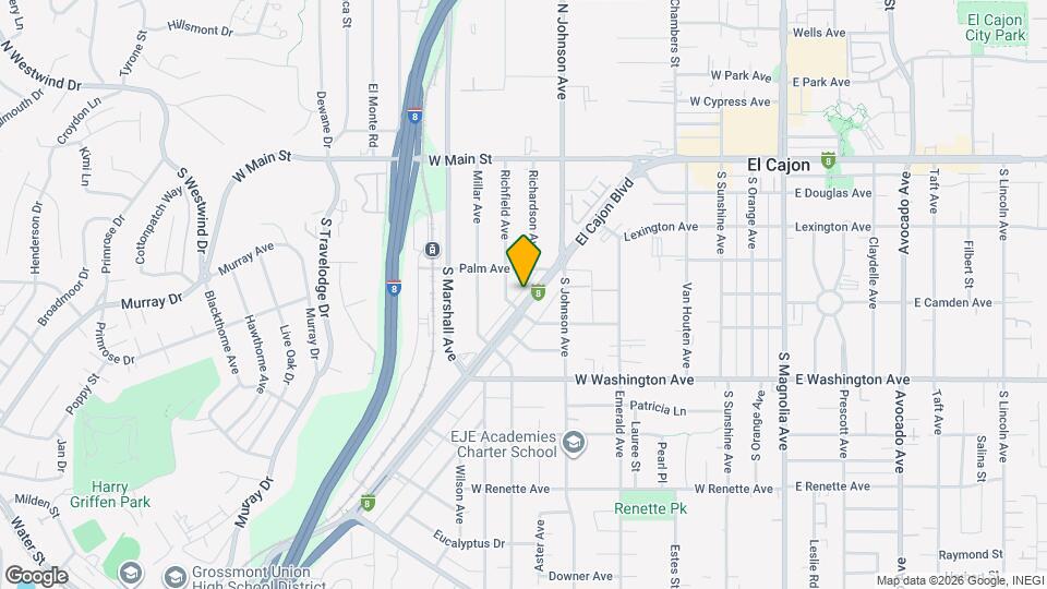 572 El Cajon Blvd Map and Location Details