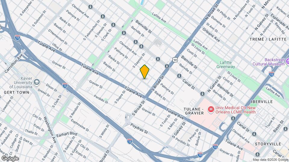 2755 Banks St, Unit A Mapa y Detalles de la Ubicación