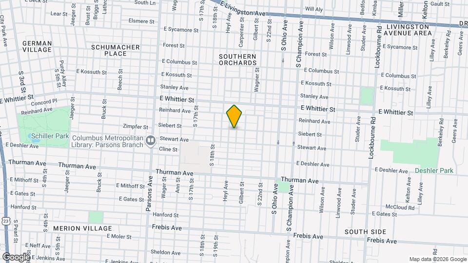 761 Siebert St Map and Location Details
