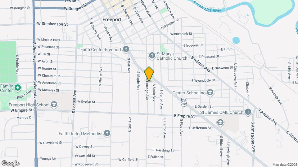 1007 S Chicago Ave, Unit 2 Map and Location Details