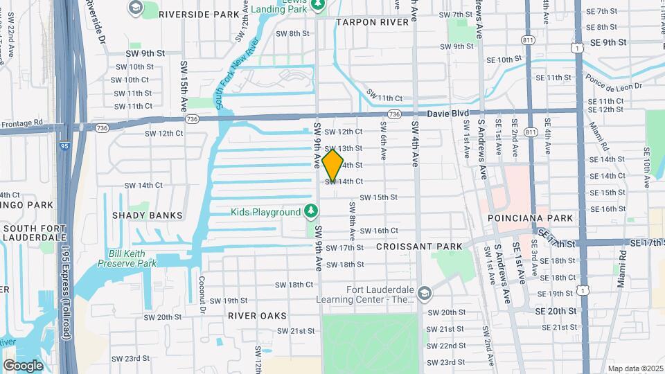 834 SW 14th Ct Map and Location Details