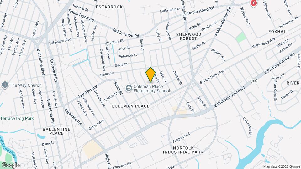 2421 Birch St Map and Location Details