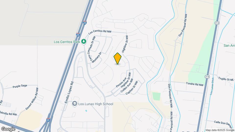 1612 Valle Vista Rd NW Map and Location Details