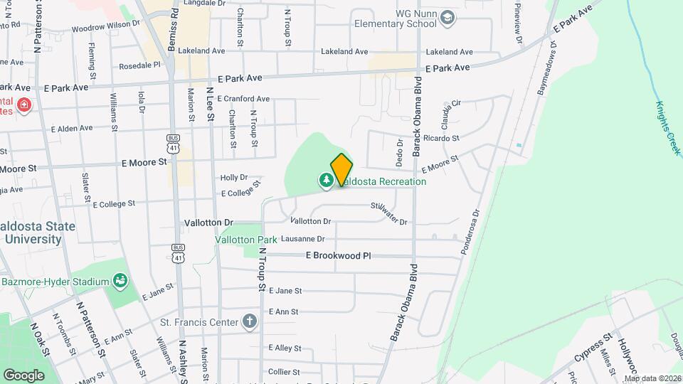 801 Woodlawn Dr Map and Location Details