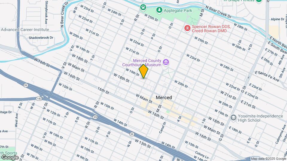 1815-1837 O St Mapa y Detalles de la Ubicación