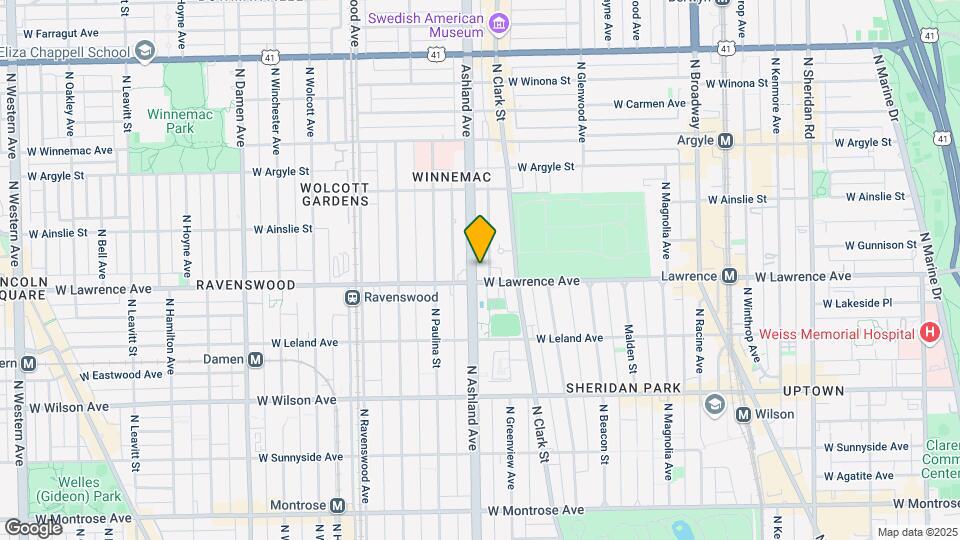 4811 N Ashland Ave Map and Location Details