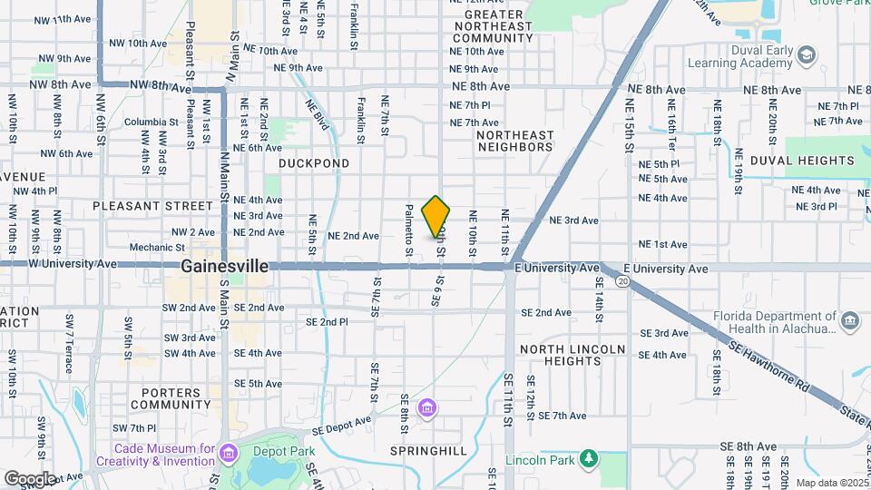 108 NE 9th St Map and Location Details