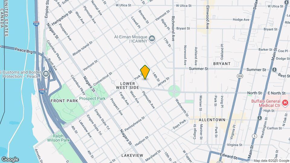 106 Normal Ave Map and Location Details