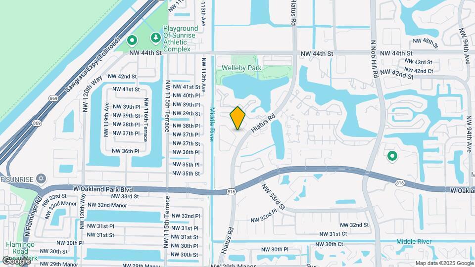 11109 NW 37th St Map and Location Details