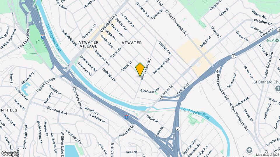 3121 Silver Lake Blvd Map and Location Details