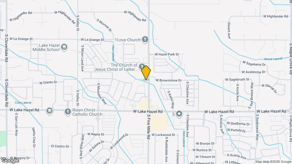 5928 S Jessenia Ln Map and Location Details