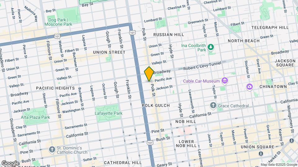 1625 Pacific Ave Mapa y Detalles de la Ubicación