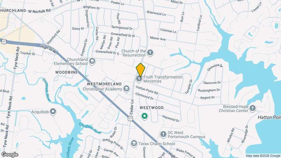 3400 Freemason Dr Map and Location Details