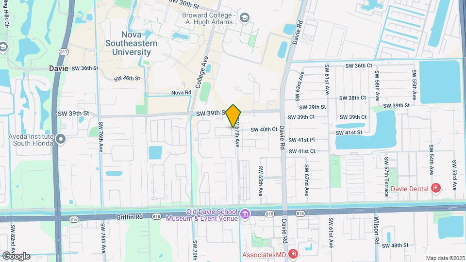 4032 SW 67th Ter Map and Location Details