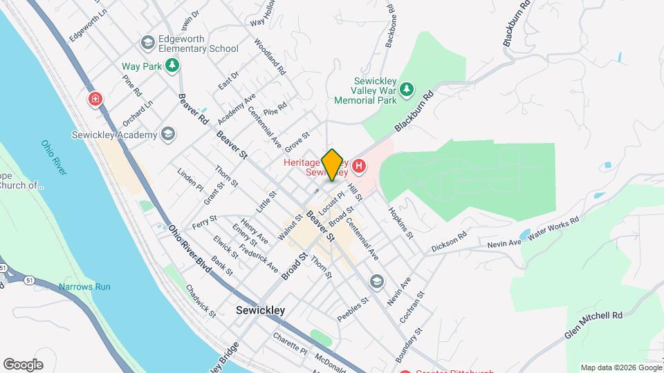 607 Murray St Map and Location Details