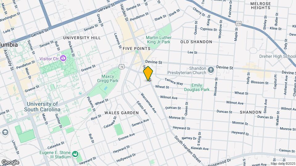 501 Harden St-Unit -501 Map and Location Details