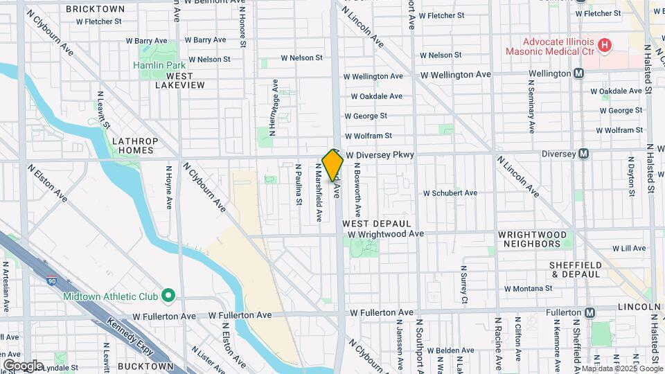 2708-2712 N Ashland Ave Map and Location Details
