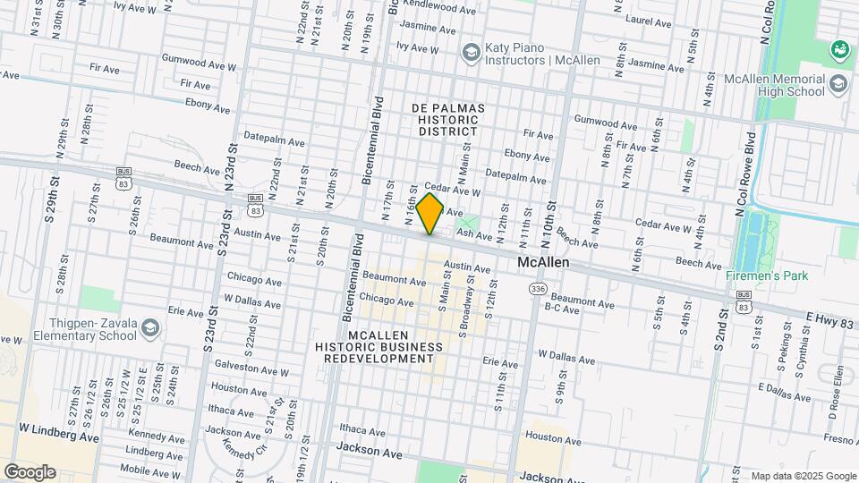 17 S 15th St Map and Location Details