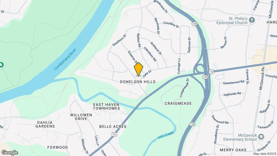 241 Donelson Hills Dr Map and Location Details