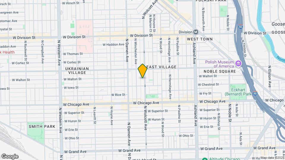 920 N Wolcott Ave Map and Location Details