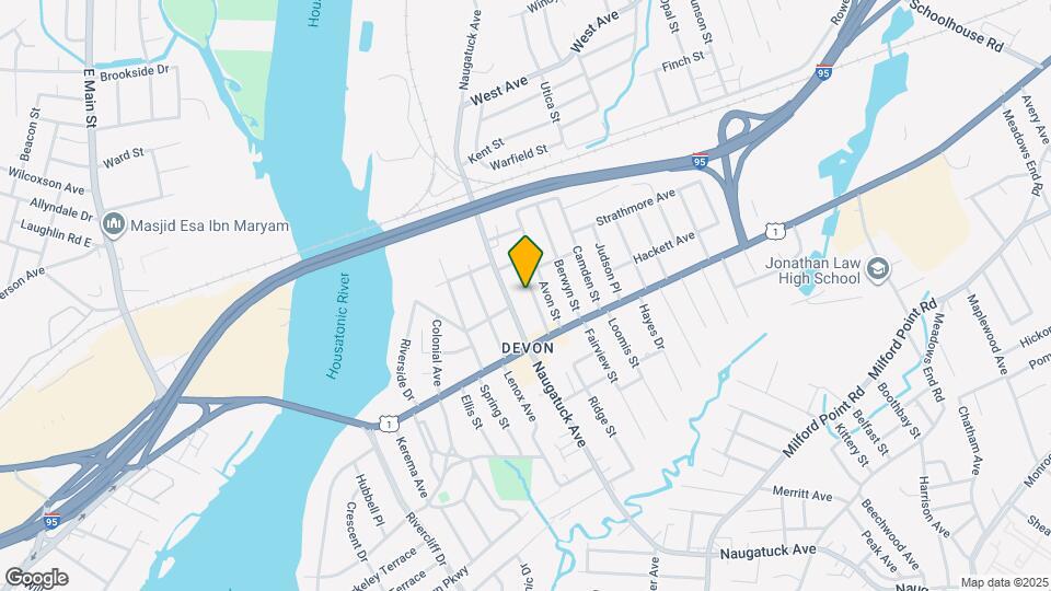 40 Hazelwood Ave Map and Location Details